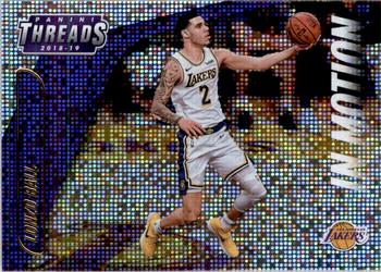 2018-19 Panini Threads - In Motion Dazzle #13 Lonzo Ball Front