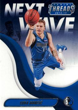 2018-19 Panini Threads - Next Wave #3 Luka Doncic Front