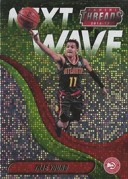 2018-19 Panini Threads - Next Wave Dazzle #2 Trae Young Front