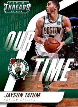 2018-19 Panini Threads - Our Time #2 Jayson Tatum Front