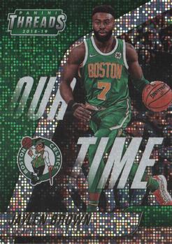 2018-19 Panini Threads - Our Time Dazzle #9 Jaylen Brown Front