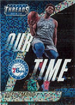 2018-19 Panini Threads - Our Time Dazzle #13 Joel Embiid Front