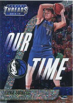 2018-19 Panini Threads - Our Time Dazzle #15 Luka Dončić Front