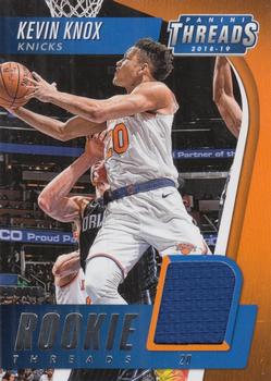 2018-19 Panini Threads - Rookie Threads #RT-KK Kevin Knox Front