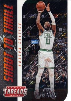 2018-19 Panini Threads - Shoot to Thrill #11 Kyrie Irving Front