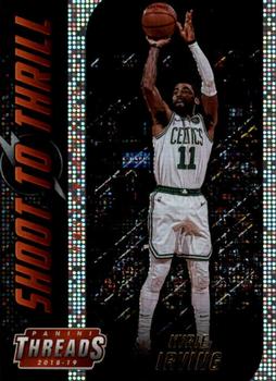 2018-19 Panini Threads - Shoot to Thrill Dazzle #11 Kyrie Irving Front