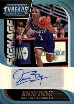 2018-19 Panini Threads - Signage #41 Muggsy Bogues Front