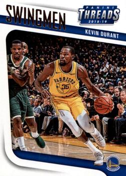 2018-19 Panini Threads - Swingmen #3 Kevin Durant Front