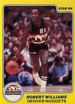 1983-84 Star All-Rookies #9 Rob Williams Front