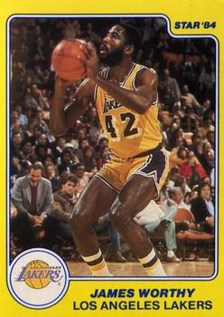 1983-84 Star All-Rookies #10 James Worthy Front