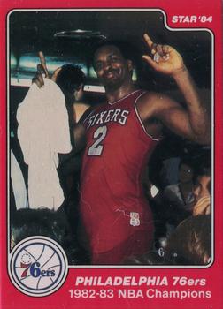 1983-84 Star Sixers Champs #1 Moses Malone Front