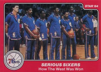 1983-84 Star Sixers Champs #13 Serious Sixers Front