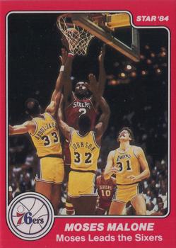 1983-84 Star Sixers Champs #14 Moses Malone Front
