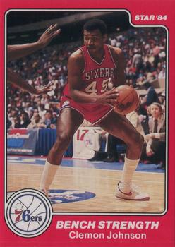 1983-84 Star Sixers Champs #15 Clemon Johnson Front