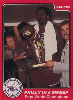 1983-84 Star Sixers Champs #23 Moses Malone Front