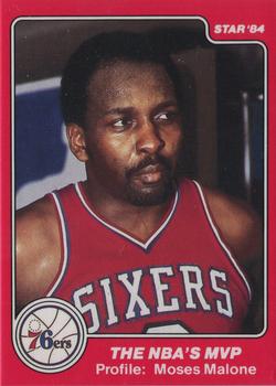 1983-84 Star Sixers Champs #25 Moses Malone Front