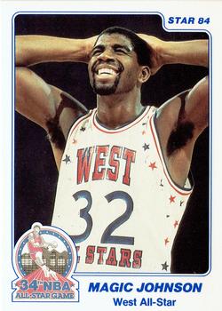 1984 Star All-Star Game #21 Magic Johnson Front