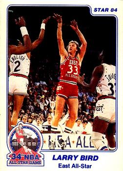 1984 Star All-Star Game Police #2 Larry Bird Front