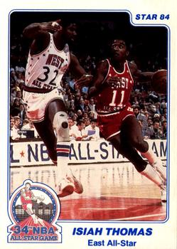 1984 Star All-Star Game Police #11 Isiah Thomas Front