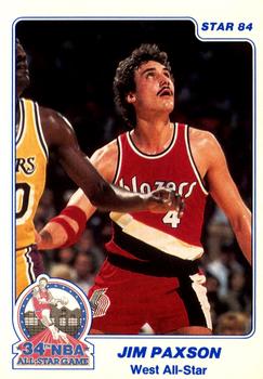 1984 Star All-Star Game Police #22 Jim Paxson Front