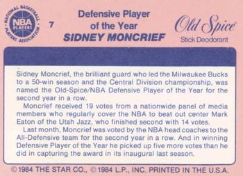 1984 Star Awards Banquet #7 Sidney Moncrief Back