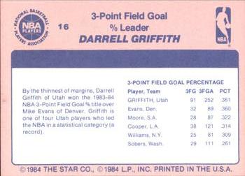 1984 Star Awards Banquet #16 Darrell Griffith Back