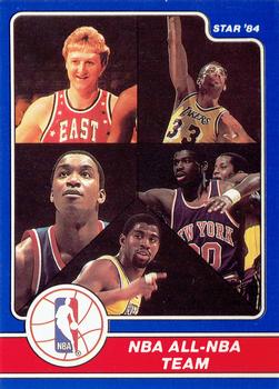 1984 Star Awards Banquet #24 All-NBA Team (Larry Bird / Kareem Abdul-Jabbar / Isiah Thomas / Bernard King / Magic Johnson) Front