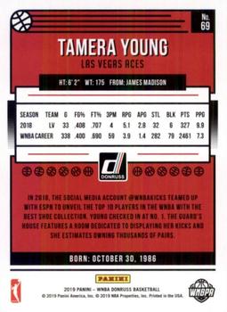 2019 Donruss WNBA #69 Tamera Young Back