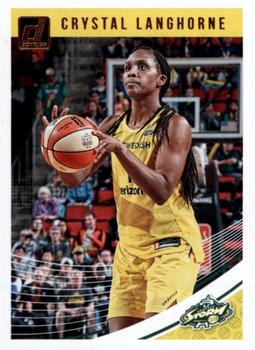 2019 Donruss WNBA #72 Crystal Langhorne Front