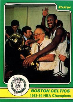 1984 Star Celtics Champs #1 1983-84 NBA Champions Front