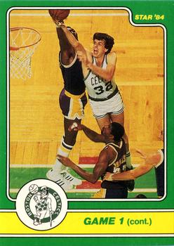 1984 Star Celtics Champs #3 Game 1 (cont.) Front