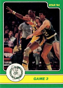 1984 Star Celtics Champs #8 Game 3 Front
