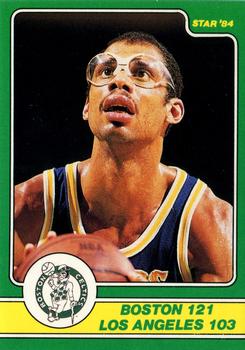 1984 Star Celtics Champs #16 Boston 121 Los Angeles 103 Front