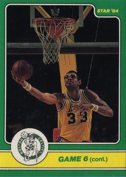 1984 Star Celtics Champs #18 Game 6 (cont.) Front