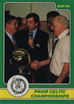 1984 Star Celtics Champs #23 Prior Celtic Championships Front
