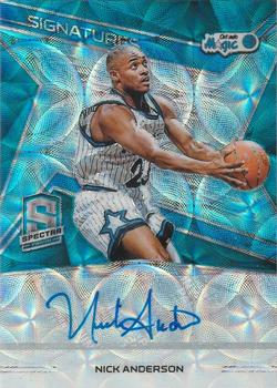 2018-19 Panini Spectra - Signatures Neon Blue #SG-NAN Nick Anderson Front