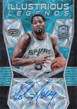 2018-19 Panini Spectra - Illustrious Legends Signatures Neon Blue #IL-RHY Robert Horry Front