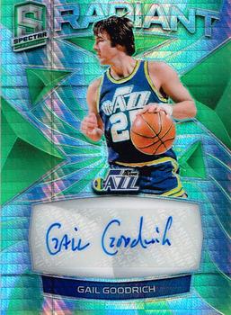 2018-19 Panini Spectra - Radiant Signatures Neon Green #RS-GGR Gail Goodrich Front