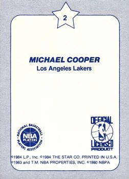 1984 Star Slam Dunk Championship #2 Michael Cooper Back