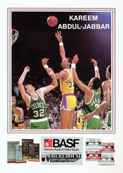 1984-85 BASF Los Angeles Lakers #1 Kareem Abdul-Jabbar Front