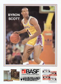 1984-85 BASF Los Angeles Lakers #9 Byron Scott Front
