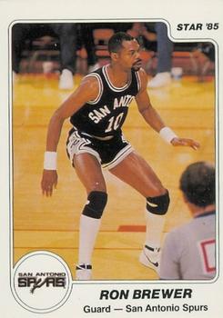 1984-85 Star #66 Ron Brewer Front