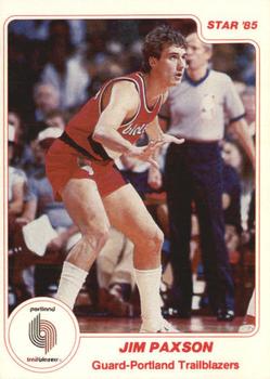 1984-85 Star #167 Jim Paxson Front