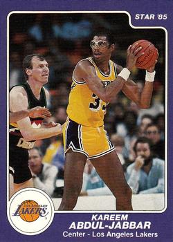 1984-85 Star #173 Kareem Abdul-Jabbar Front