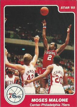 1984-85 Star #201 Moses Malone Front