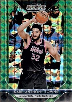 2018-19 Panini Mosaic Prizm - Green #50 Karl-Anthony Towns Front