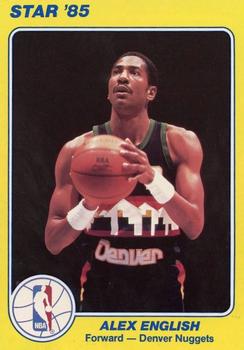 1984-85 Star Court Kings #22 Alex English Front