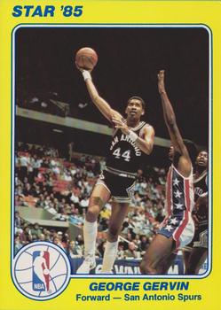 1984-85 Star Court Kings #25 George Gervin Front