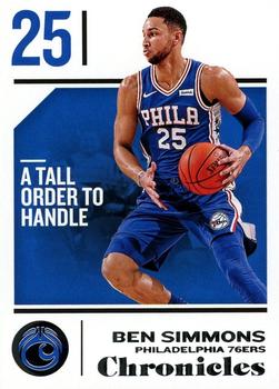 2018-19 Panini Chronicles #8 Ben Simmons Front