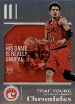 2018-19 Panini Chronicles #532 Trae Young Front